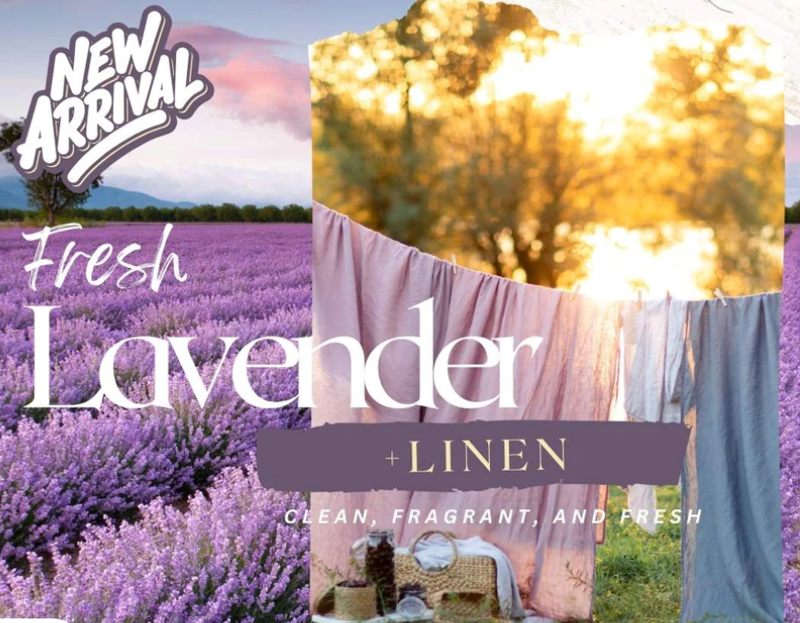 Fresh Lavender Linen